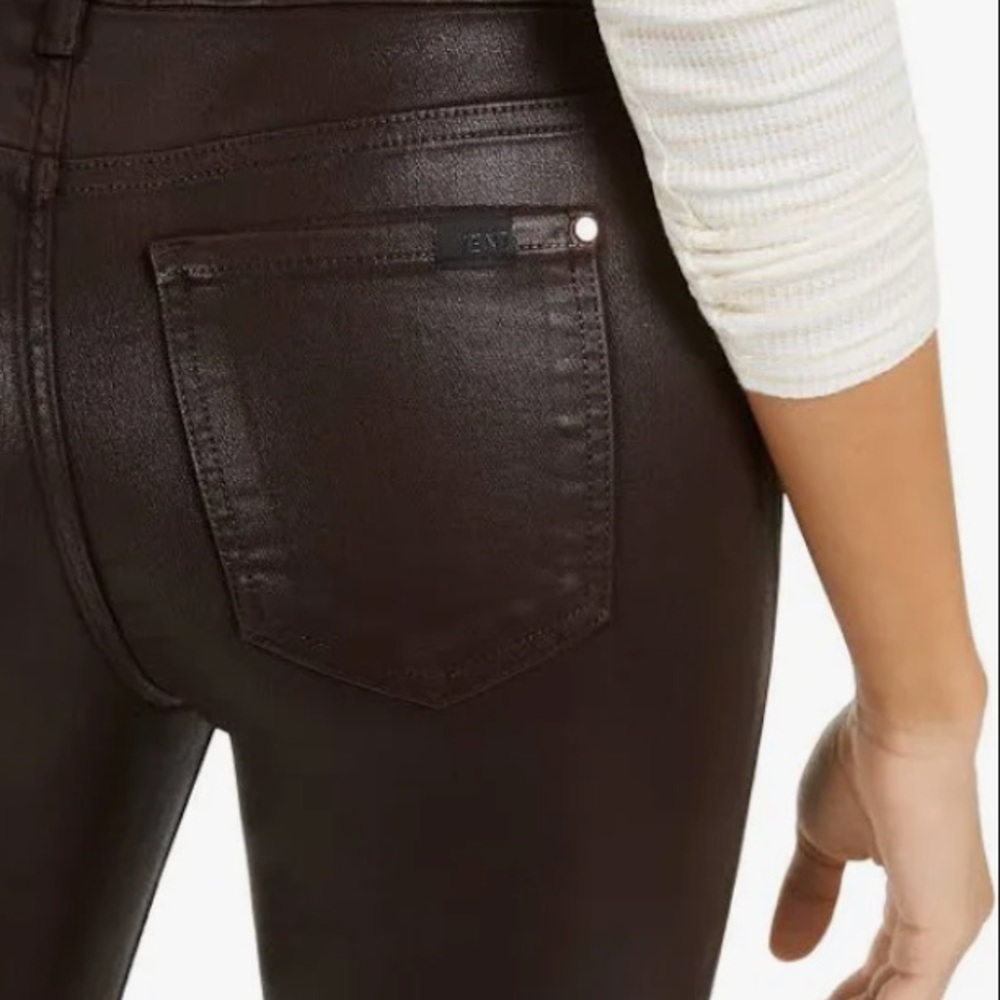 JBrand Woman’s Leather Look Coated 5-Pocket Purple Women's Jeans Size 29